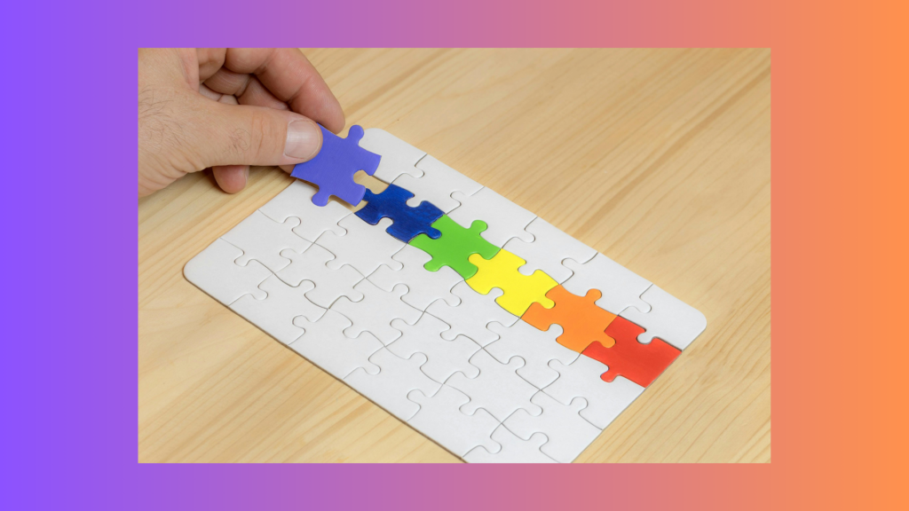 Completing the end of a jigsaw puzzle